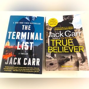 Bundle of 2 Jack Carr thrillers, bestsellers